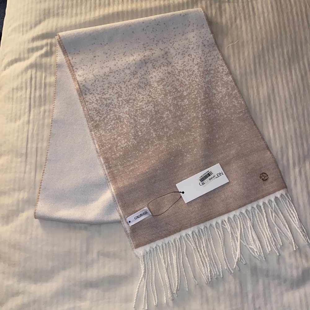 CALVIN KLEIN reversible scarf